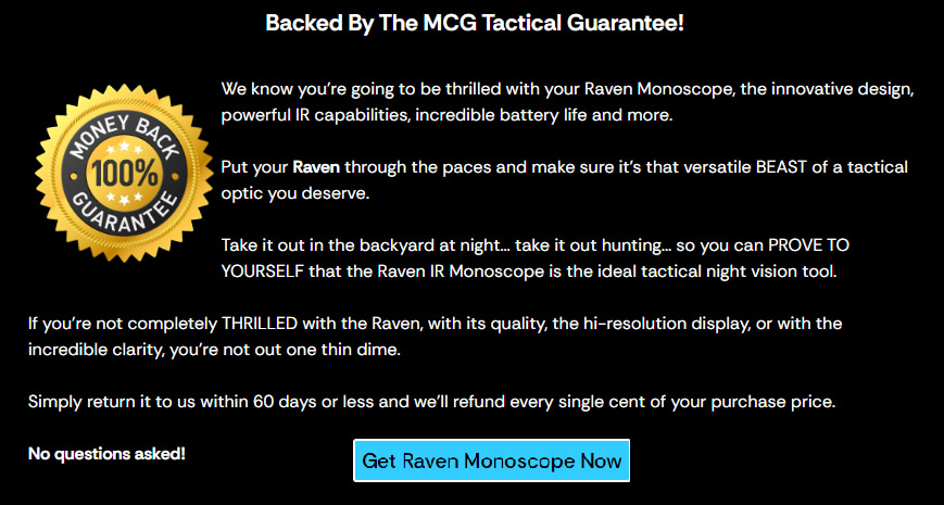 Raven IR Monoscope Reviews | MCG Tactical Night Vision Binoculars Guide
